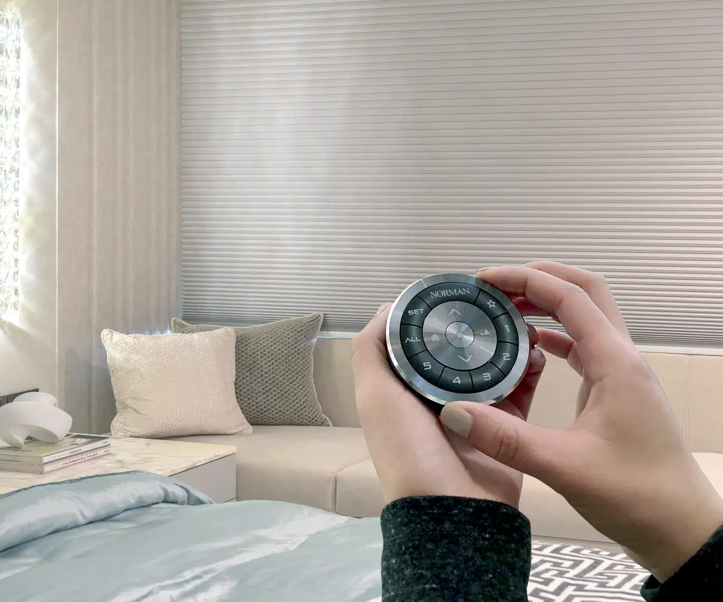 SmartDial G2 motorization Honeycomb shades