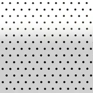 Pure White Perforated